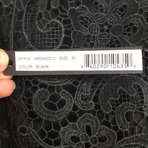 *NWT* Harve Bernard Black Lace Pencil Skirt - Picture 4 of 5